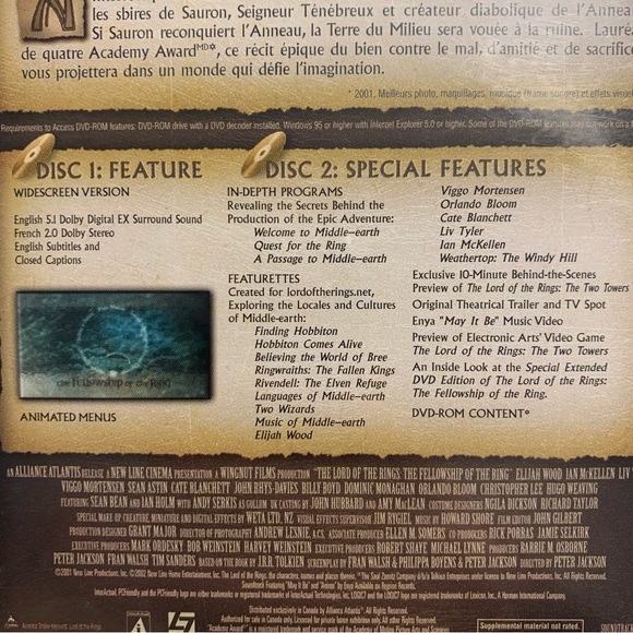 ☄️2/$15☄️ Lord of the Rings. Fellowship - Picture 3 of 5